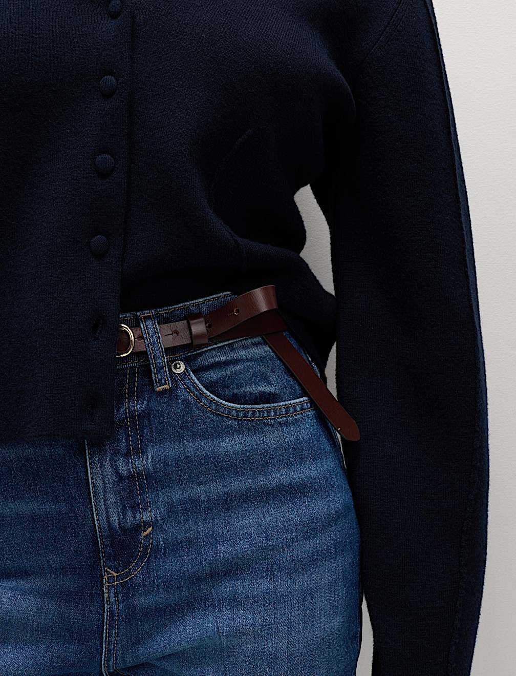 Premium High Rise Authentic Slim Jeans