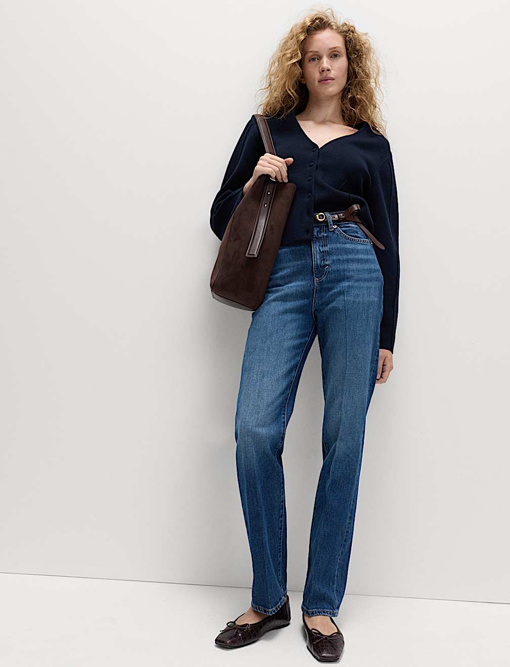 Premium High Rise Authentic Slim Jeans