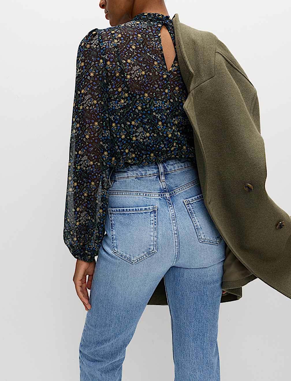 Premium High Rise Authentic Slim Jeans