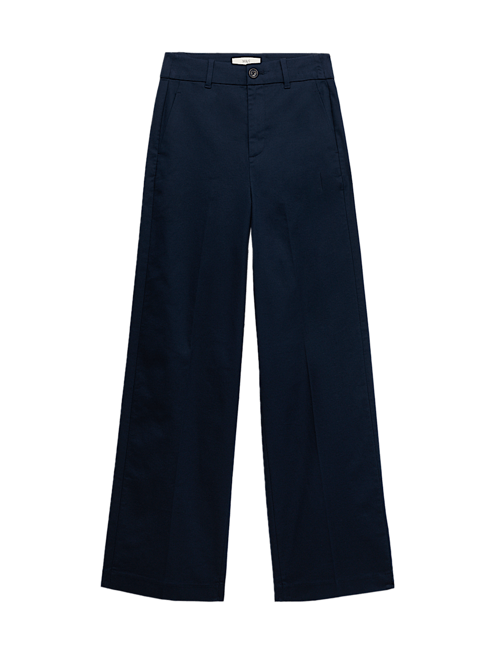Cotton Rich Wide Leg Chinos
