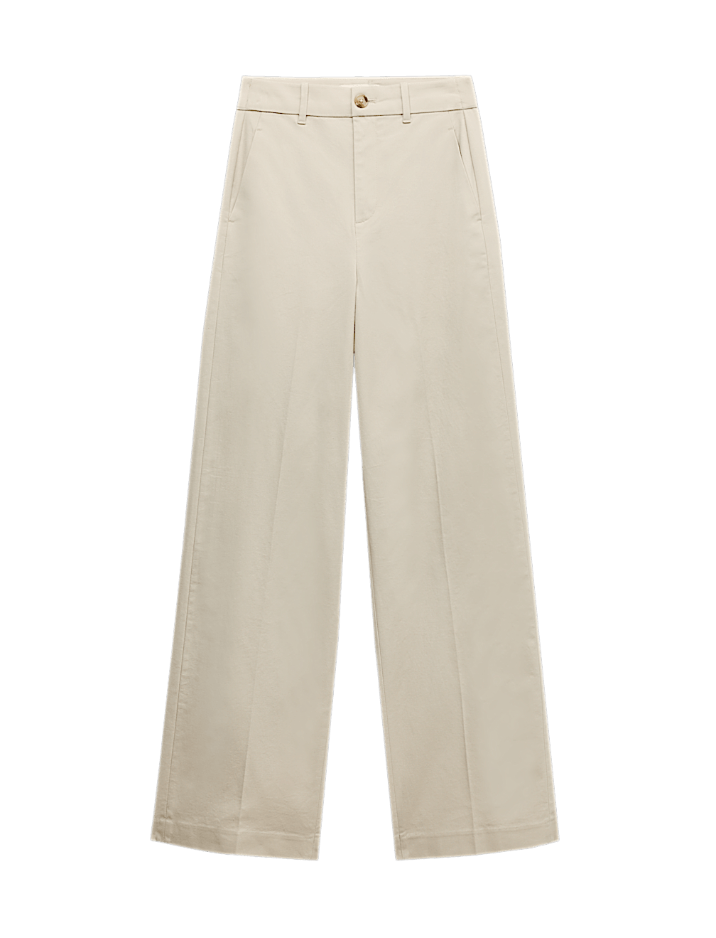 Cotton Rich Wide Leg Chinos