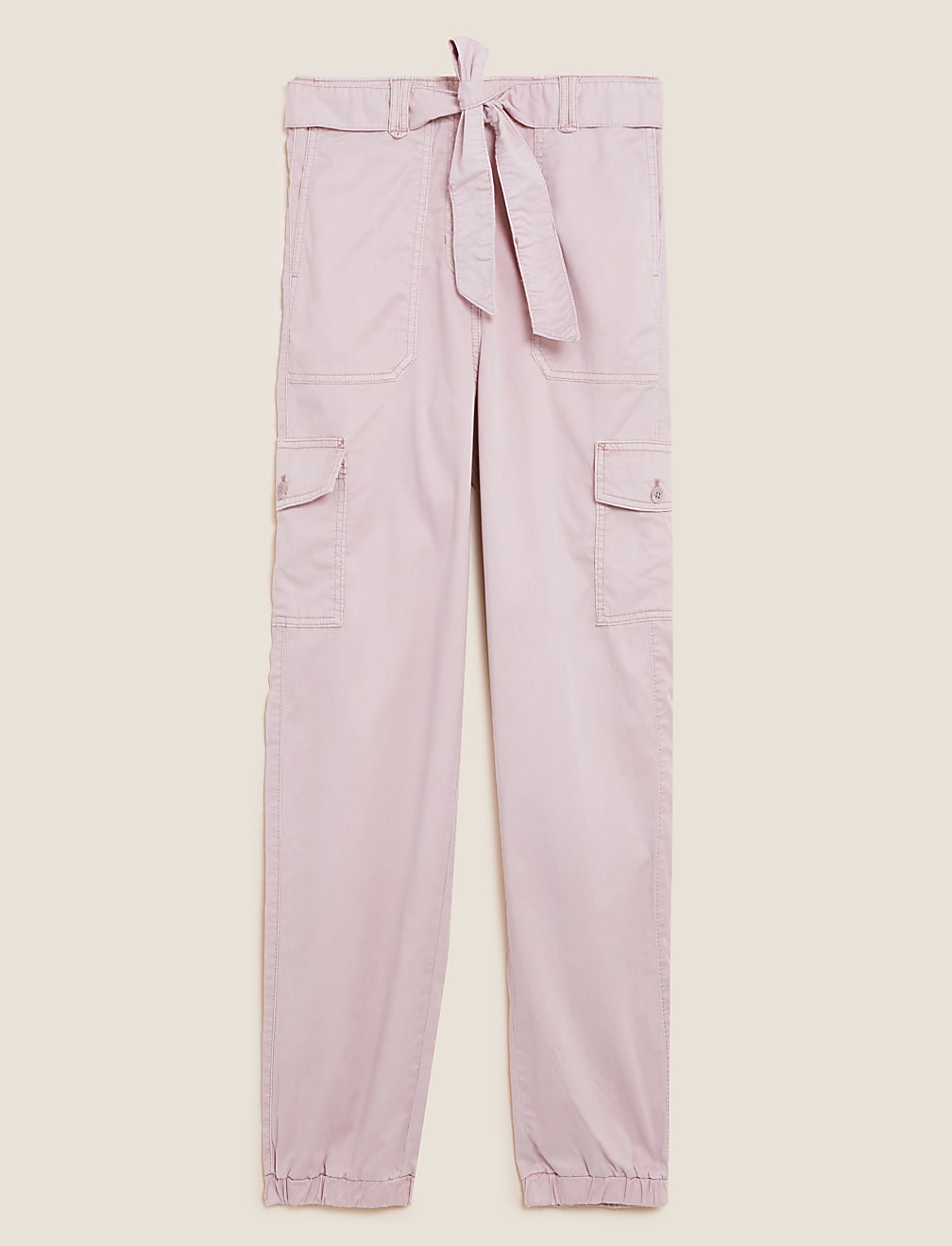 Tencel&trade; Rich Cargo Tapered Trousers