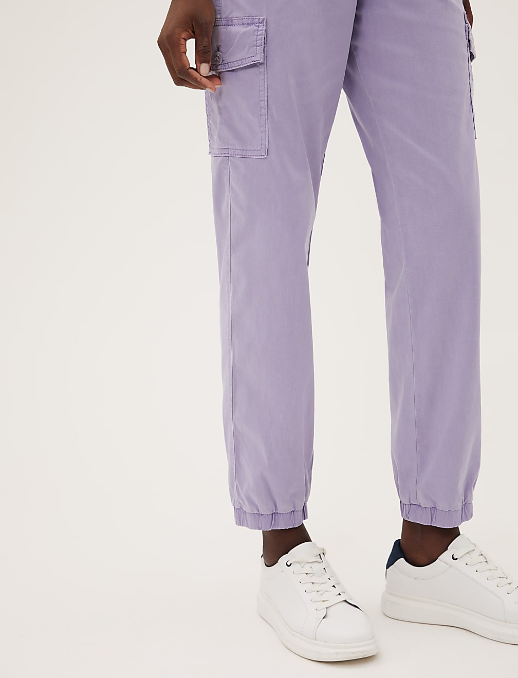 Tencel™ Rich Cargo Tapered Trousers
