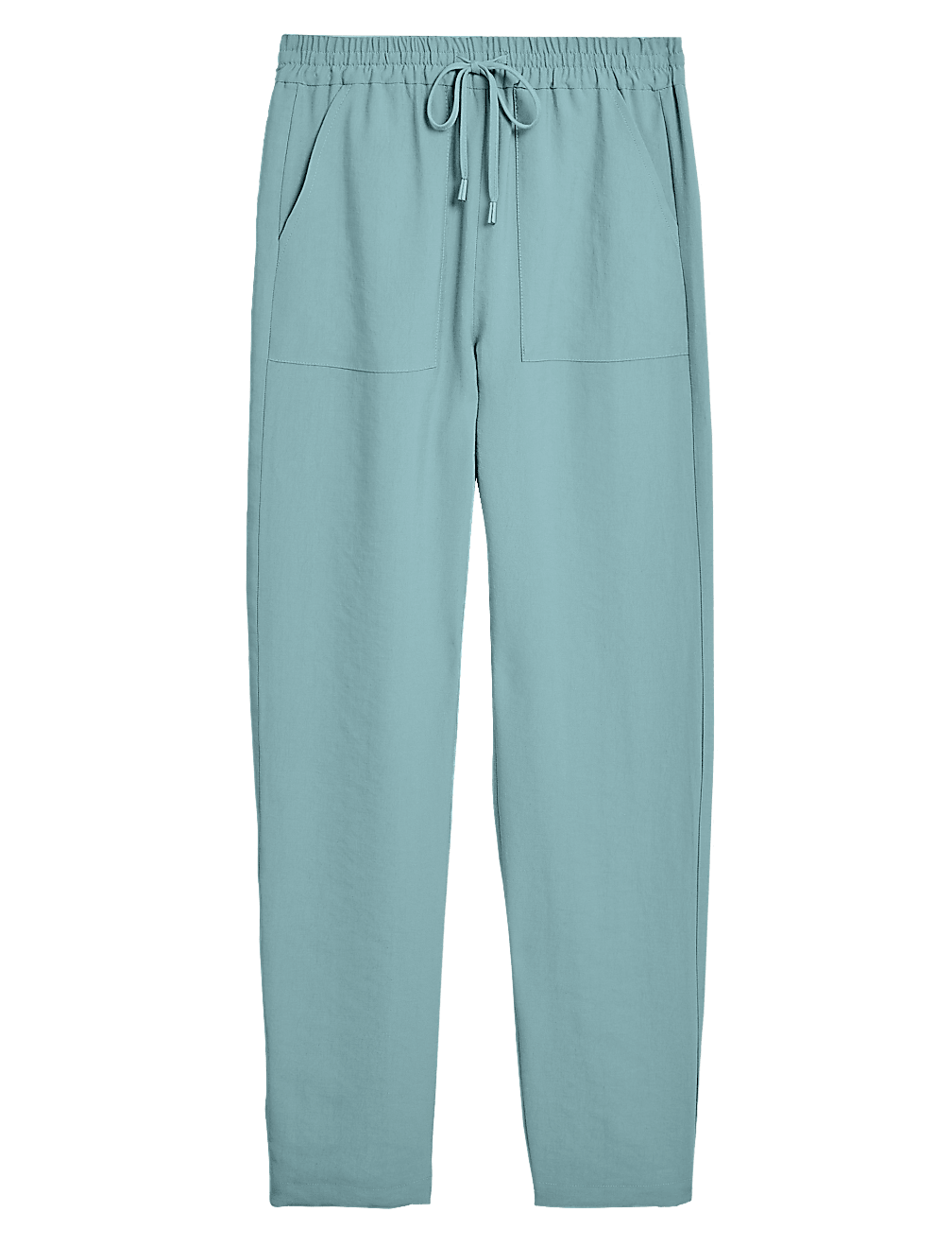 Tencel™ Rich Tapered Ankle Grazer Trousers