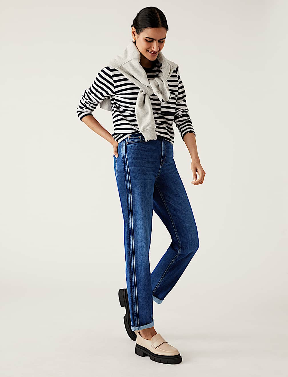 Boyfriend Ankle Grazer Jeans