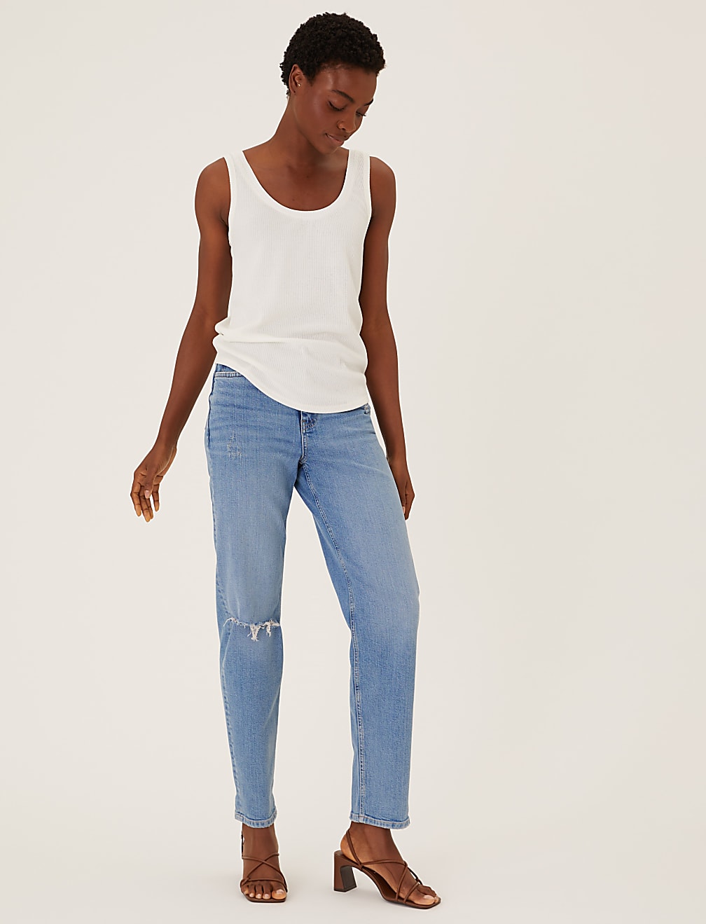 Boyfriend Ankle Grazer Jeans