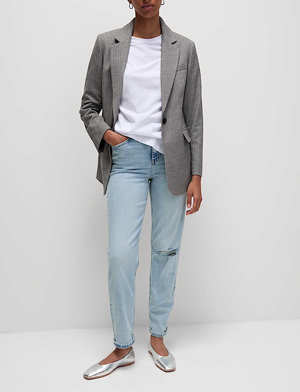 Boyfriend Ankle Grazer Jeans