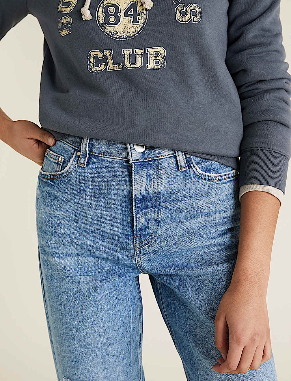 Boyfriend Ankle Grazer Jeans