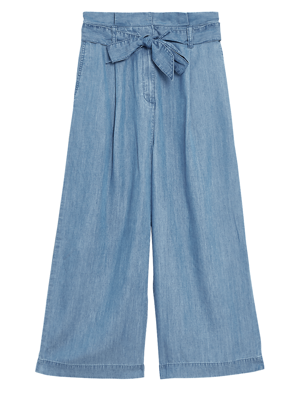 Pure Lyocell Plain Regular Fit Culottes