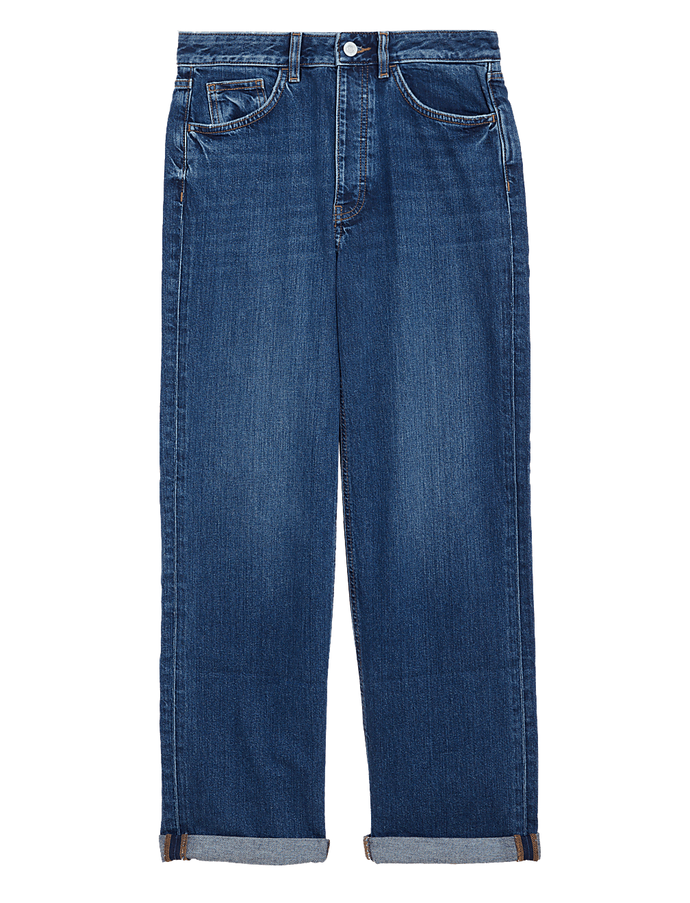 Boyfriend Jeans With Recycled Cotton