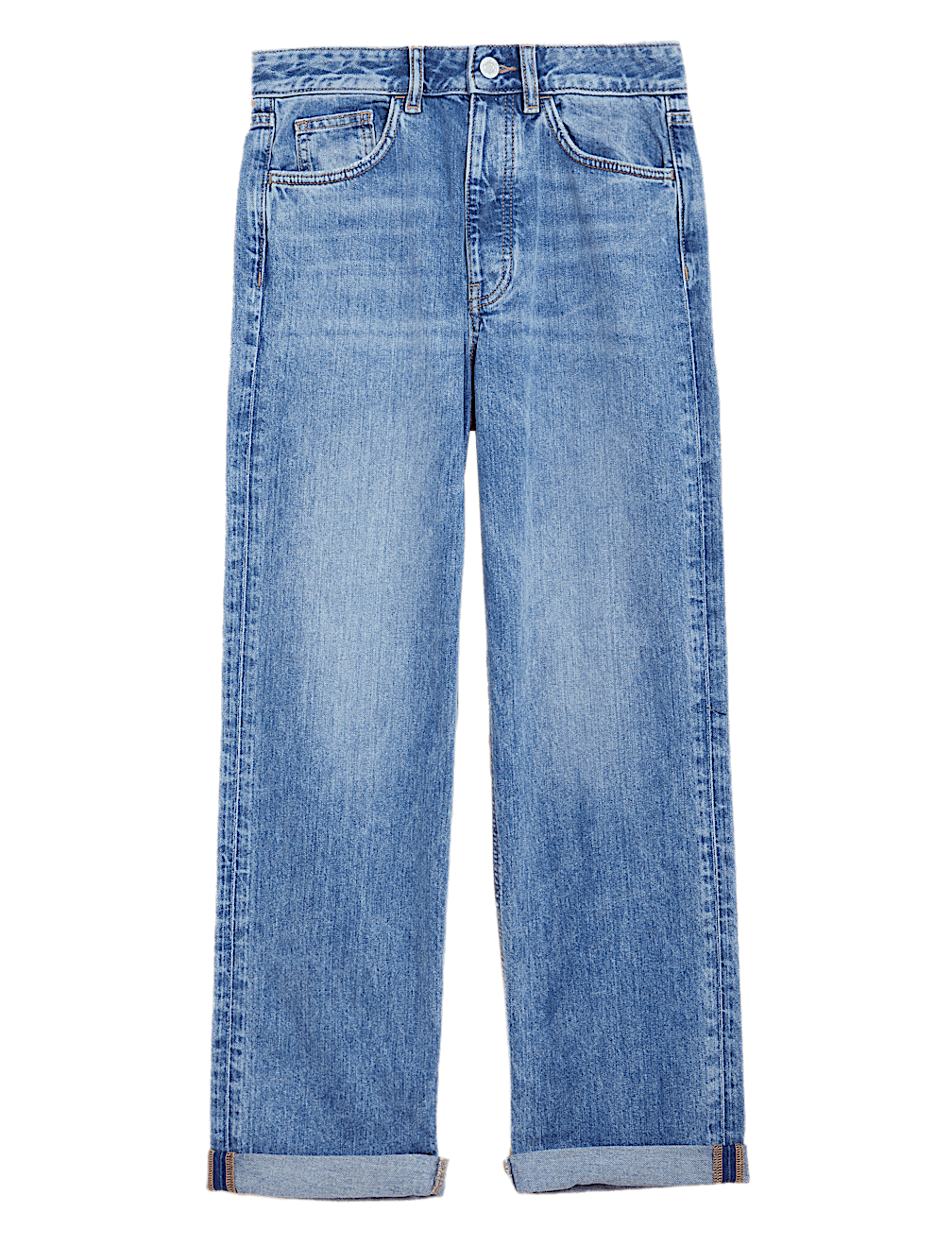 Boyfriend Jeans With Recycled Cotton