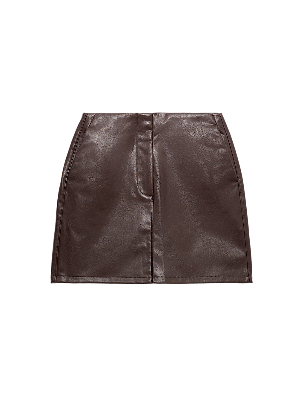 Faux Leather Mini Skirt