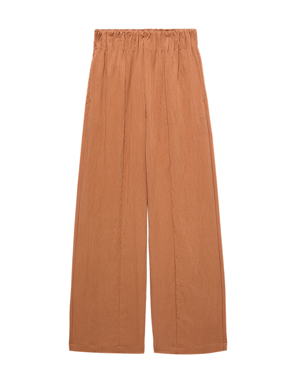 Lyocell Rich Elasticated Waist Wide Leg Trousers