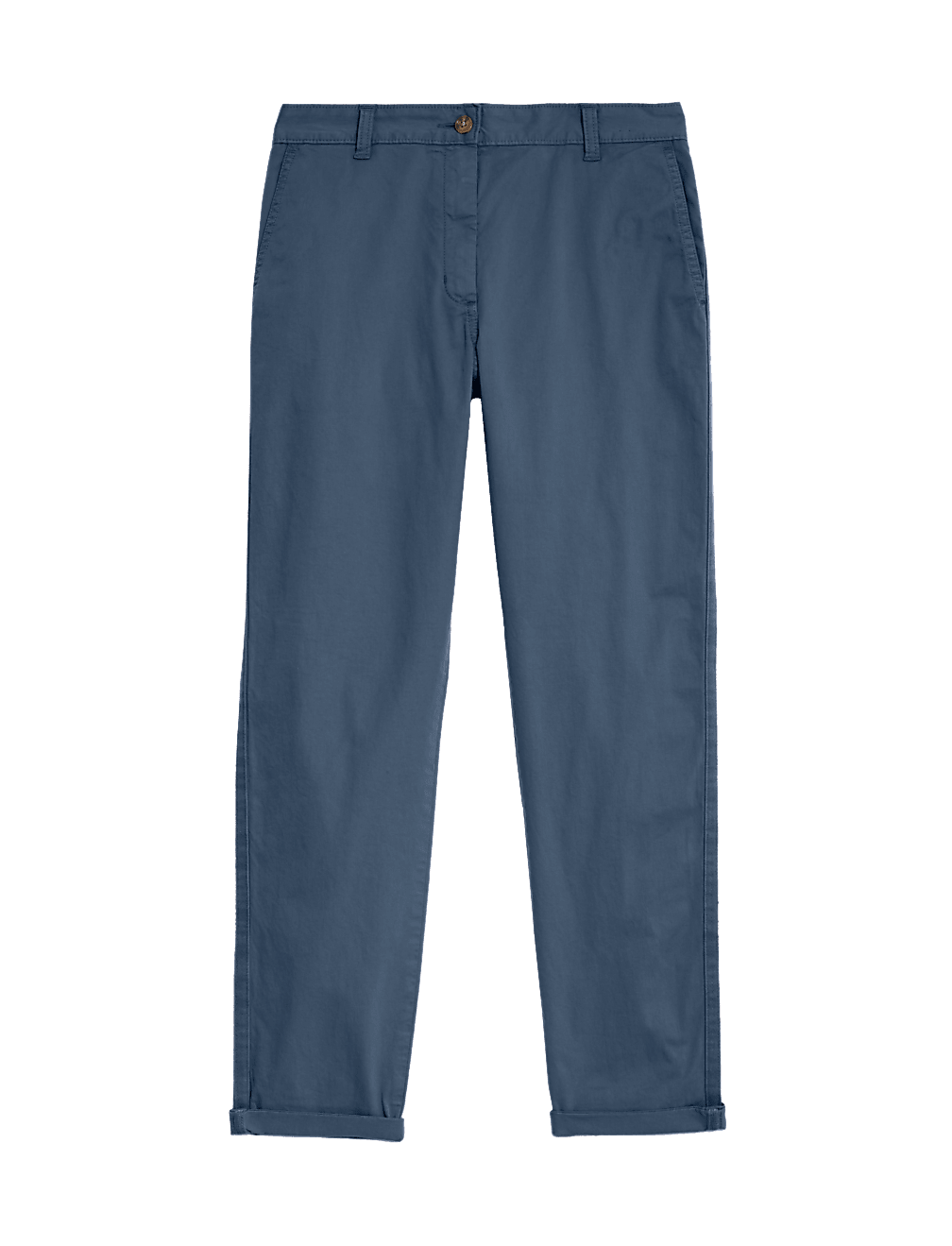 Cotton Rich Tea Dyed Slim Fit Chinos