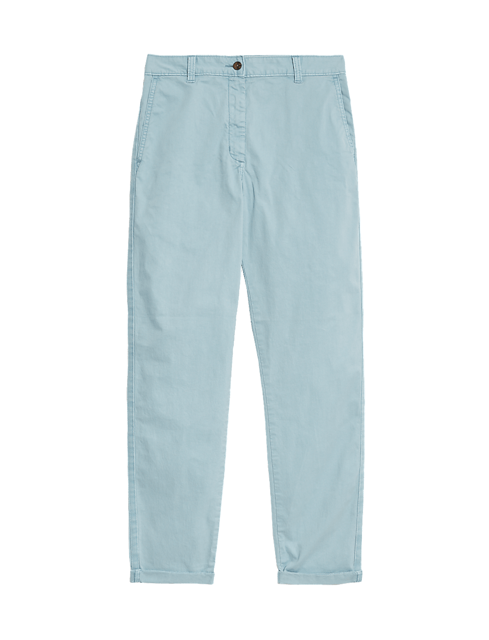 Cotton Rich Tea Dyed Slim Fit Chinos