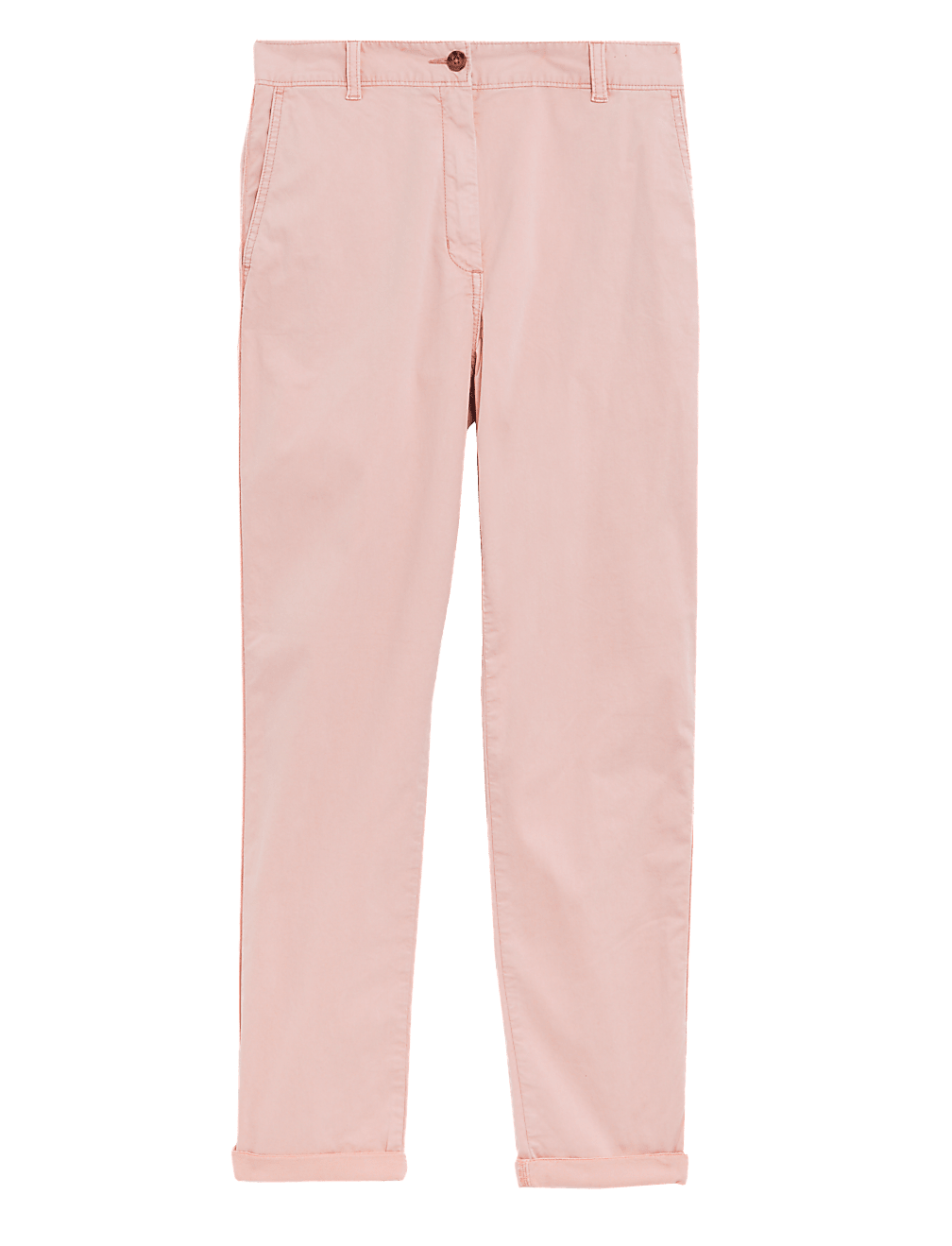 Cotton Rich Tea Dyed Slim Fit Chinos