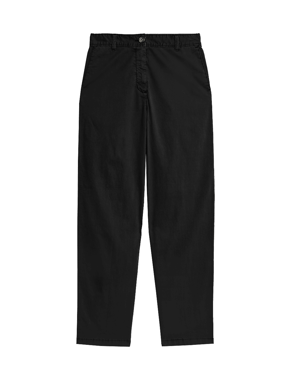 Cotton Rich Straight Leg Ankle Grazer Chinos