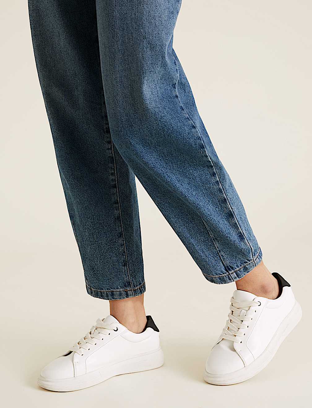 High Waisted Balloon Jeans