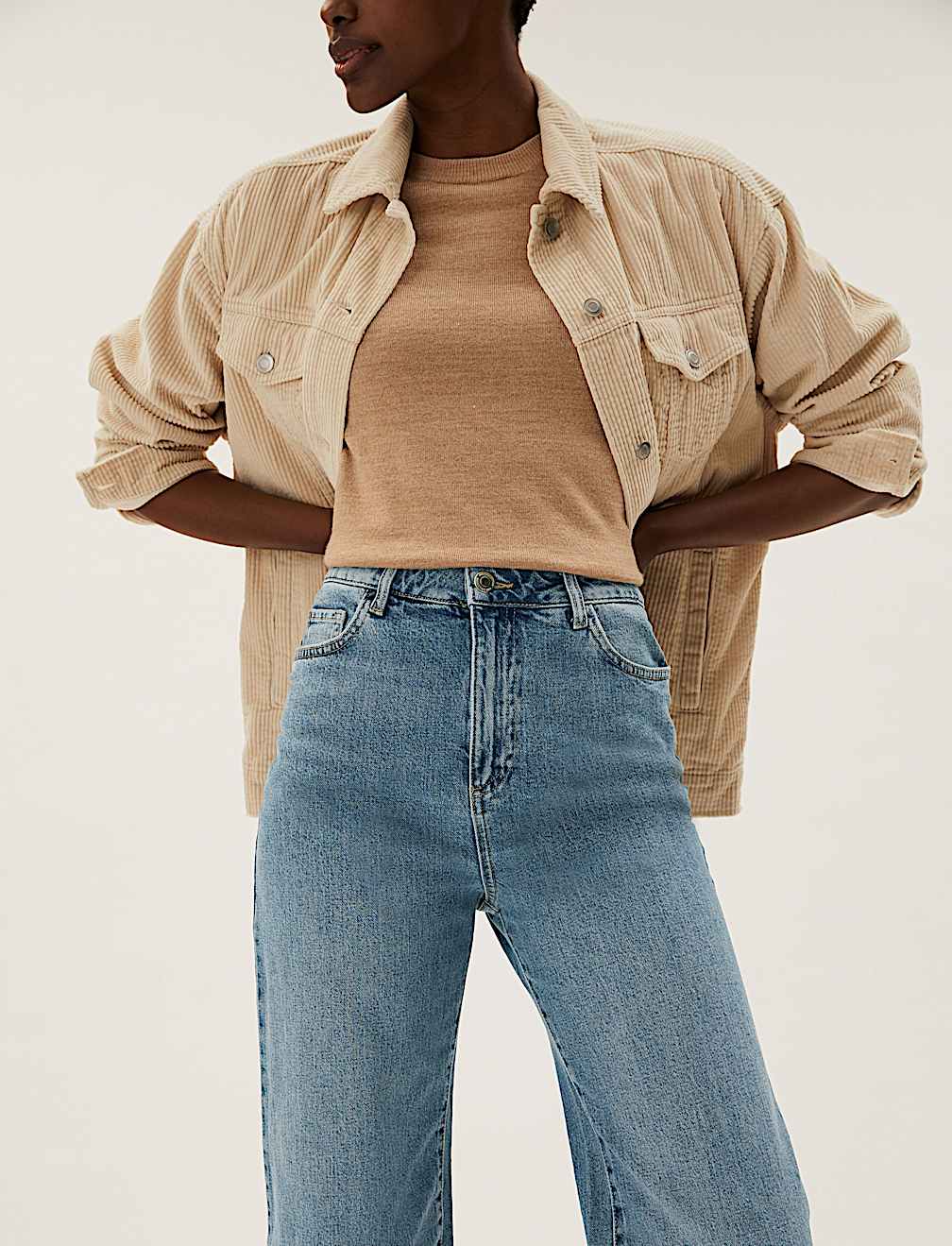 High Waisted Balloon Jeans