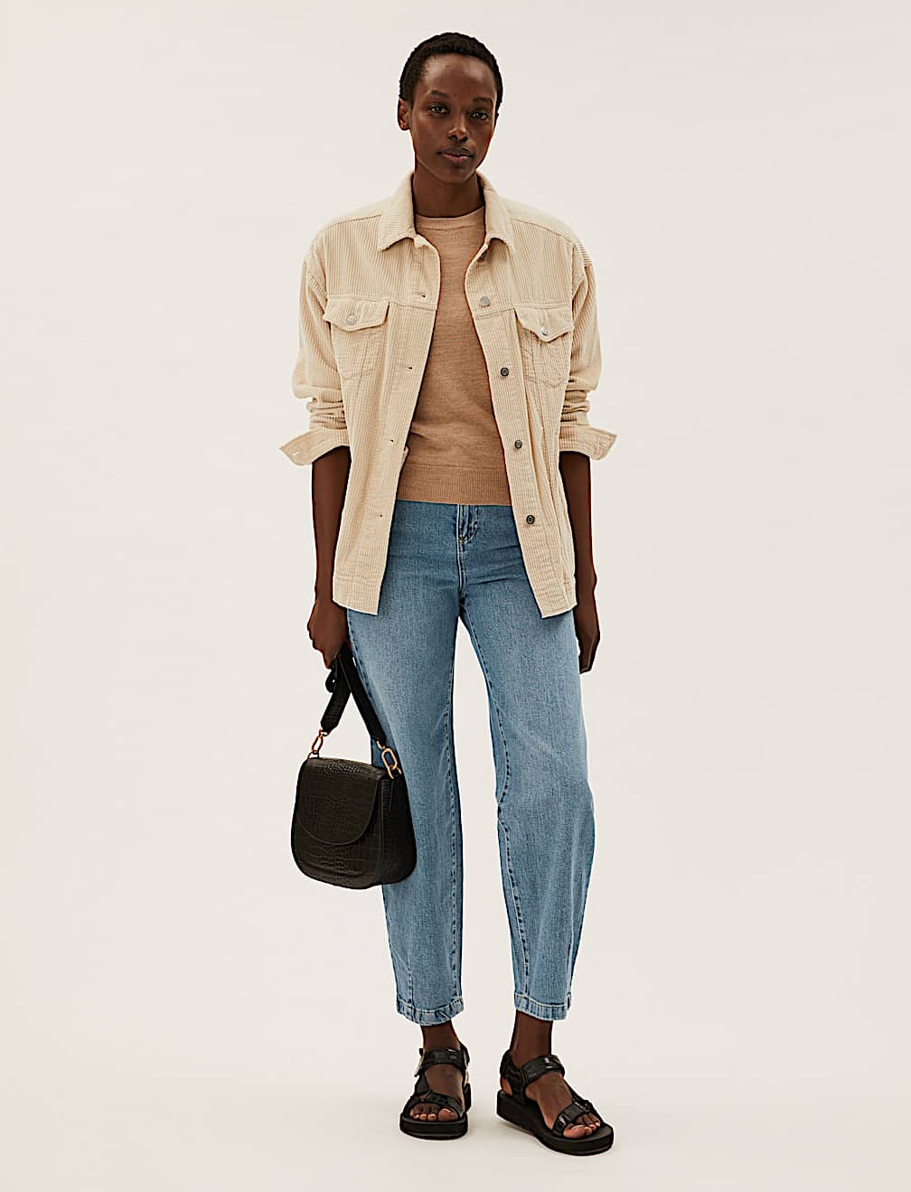 High Waisted Balloon Jeans