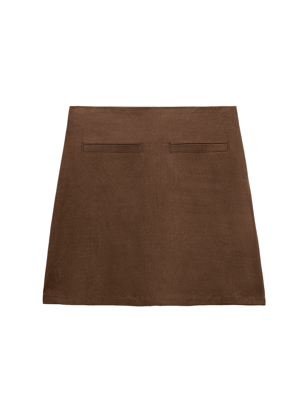 Faux Suede Mini Skirt