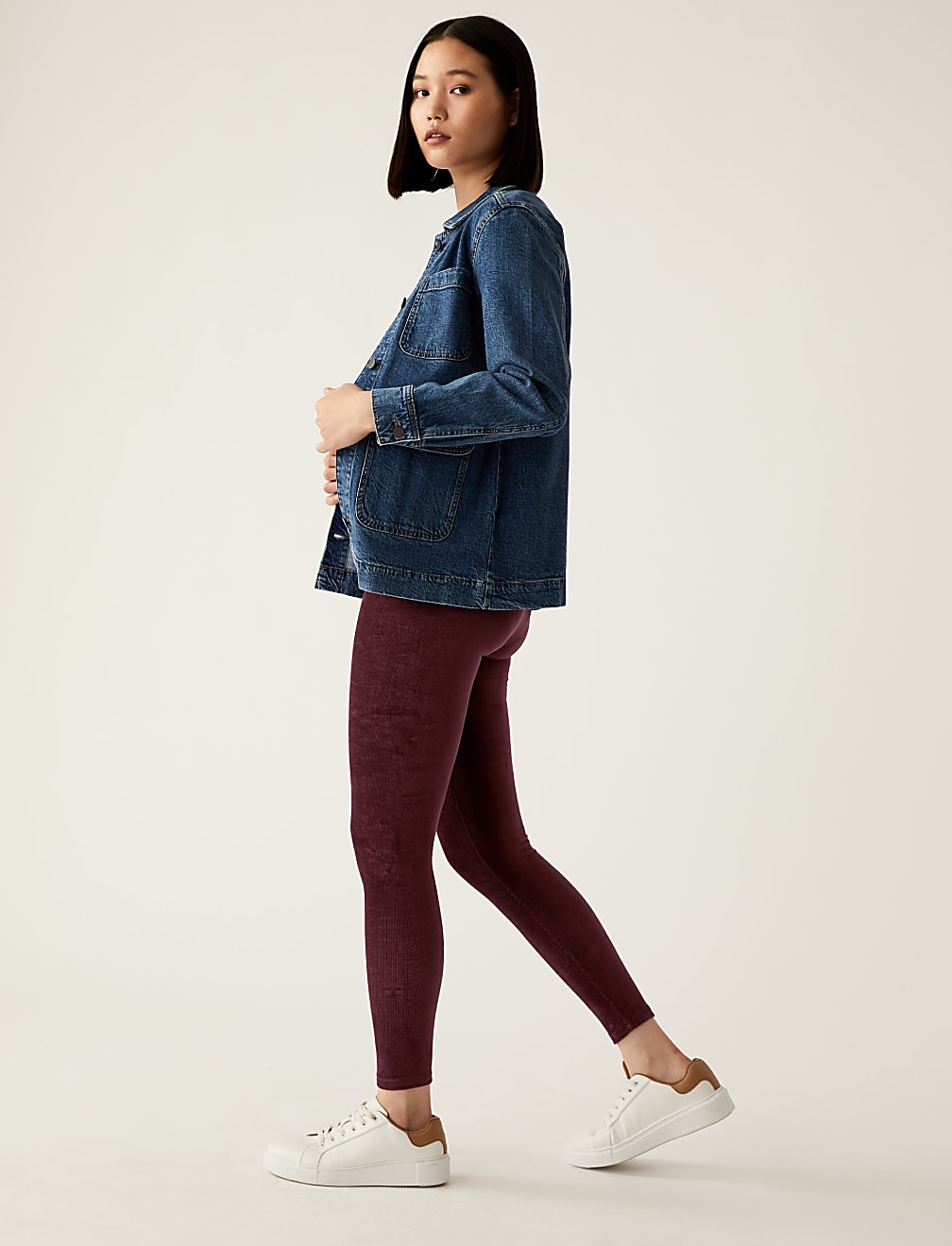 Cord High Waisted Legging