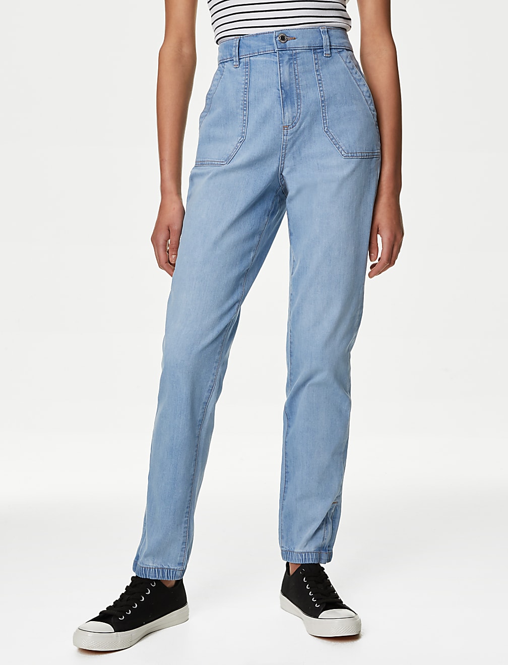 Denim Slim Fit Joggers