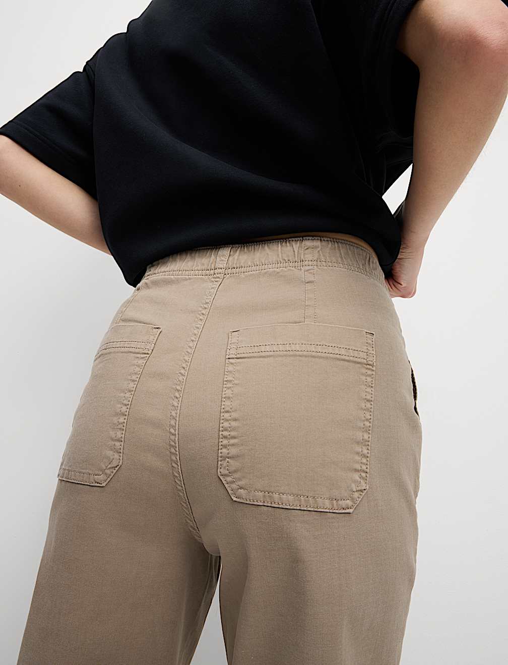 Cotton Blend Slim Fit Joggers
