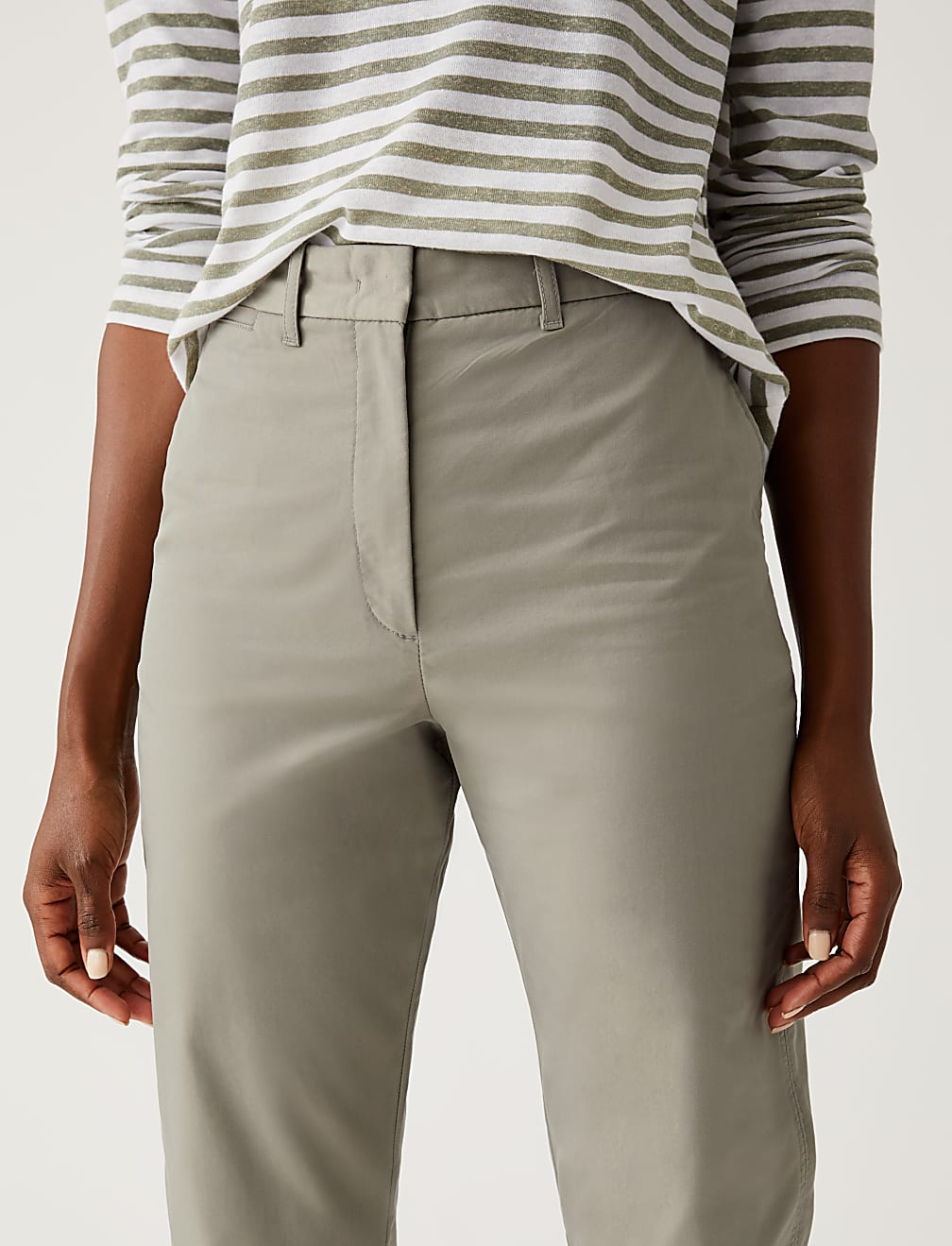 Cotton Rich Tapered Chinos