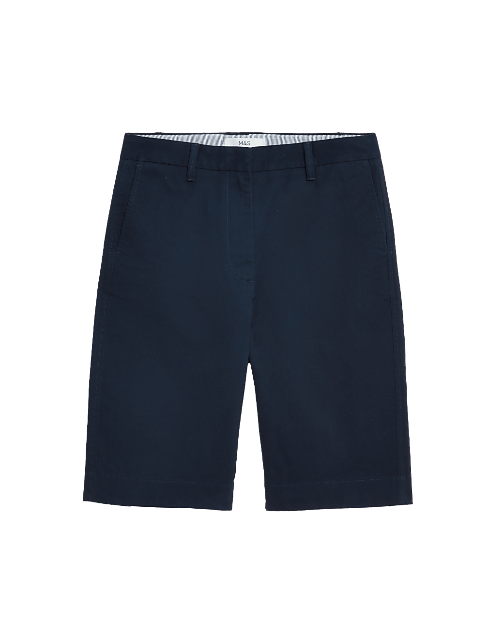 Cotton Rich High Waisted Chino Shorts