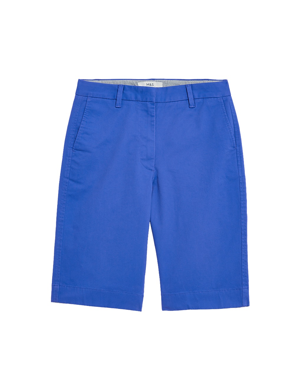 Cotton Rich High Waisted Chino Shorts