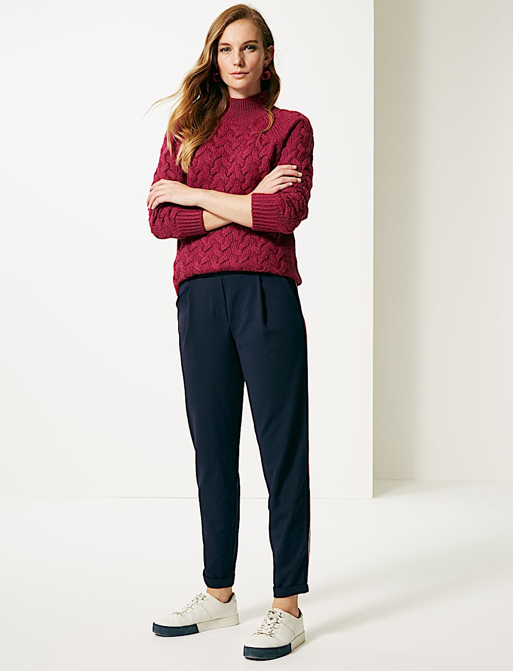 Tapered Leg Side Stripe Joggers