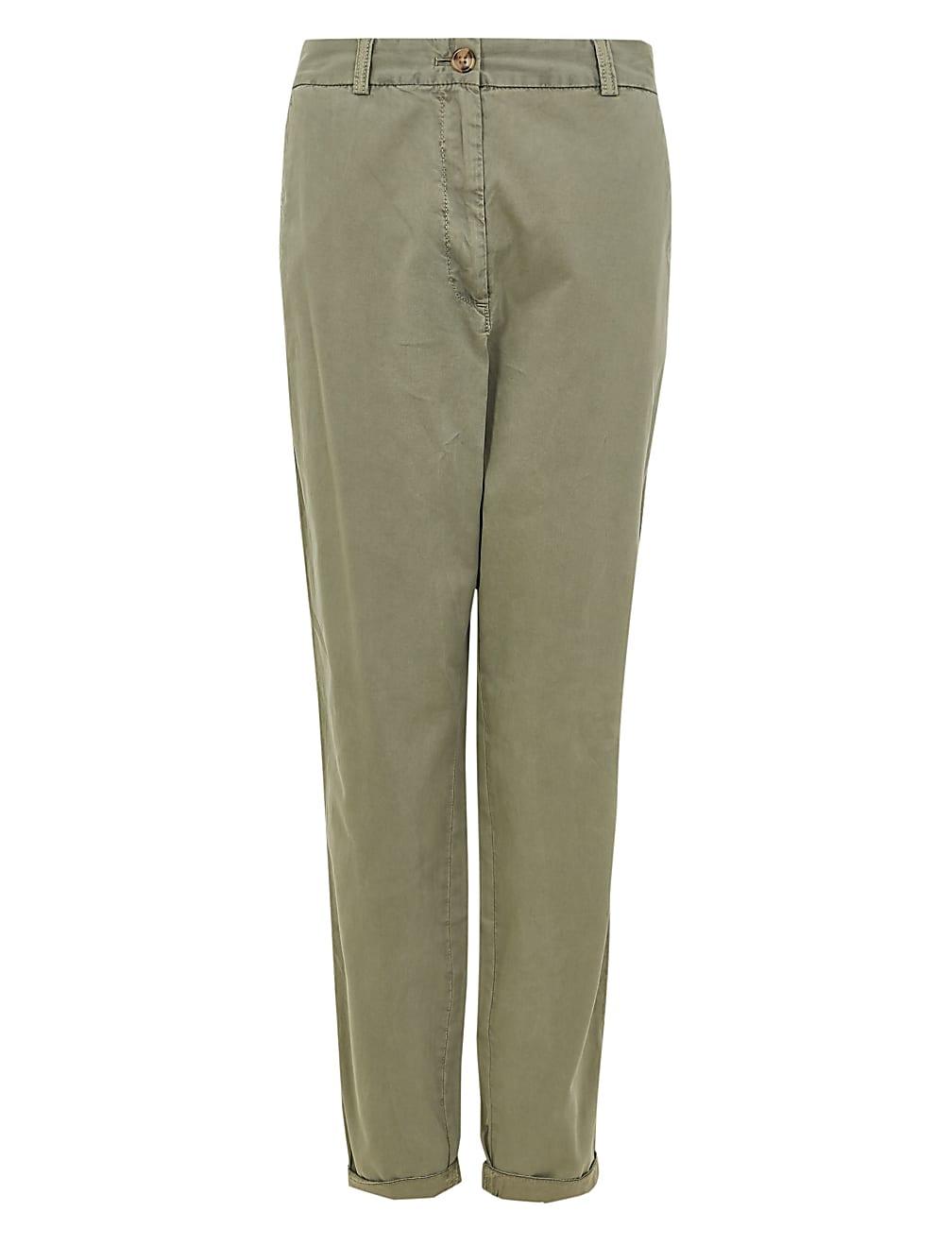 Pure Cotton Tapered Ankle Grazer Chinos