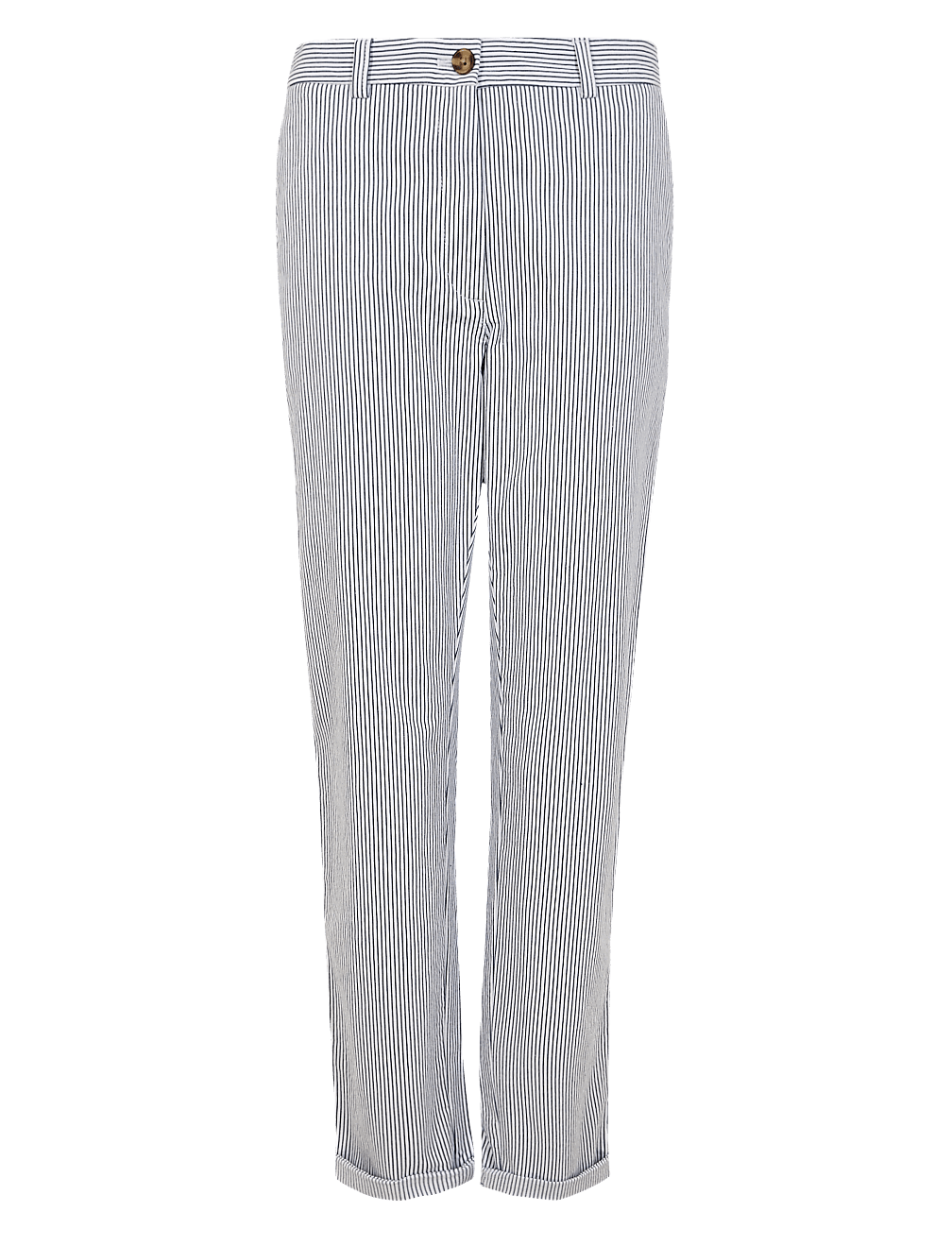 Cotton Rich Striped Tapered Chinos