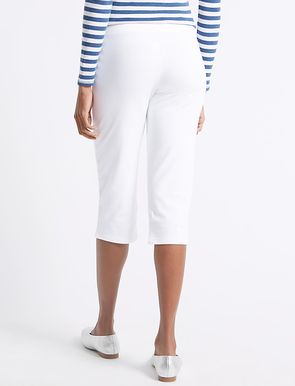 Cotton Rich Cropped Joggers