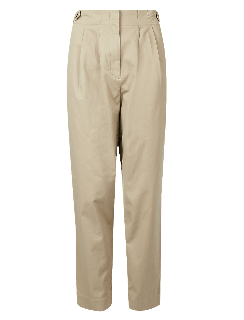 Cotton Rich Ankle Grazer Peg Trousers