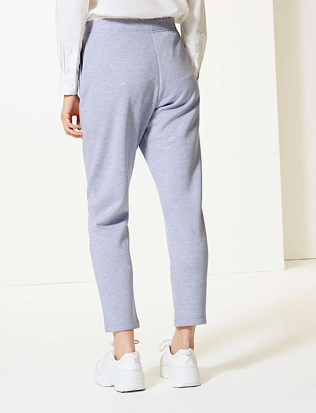 High Waist Ankle Grazer Joggers