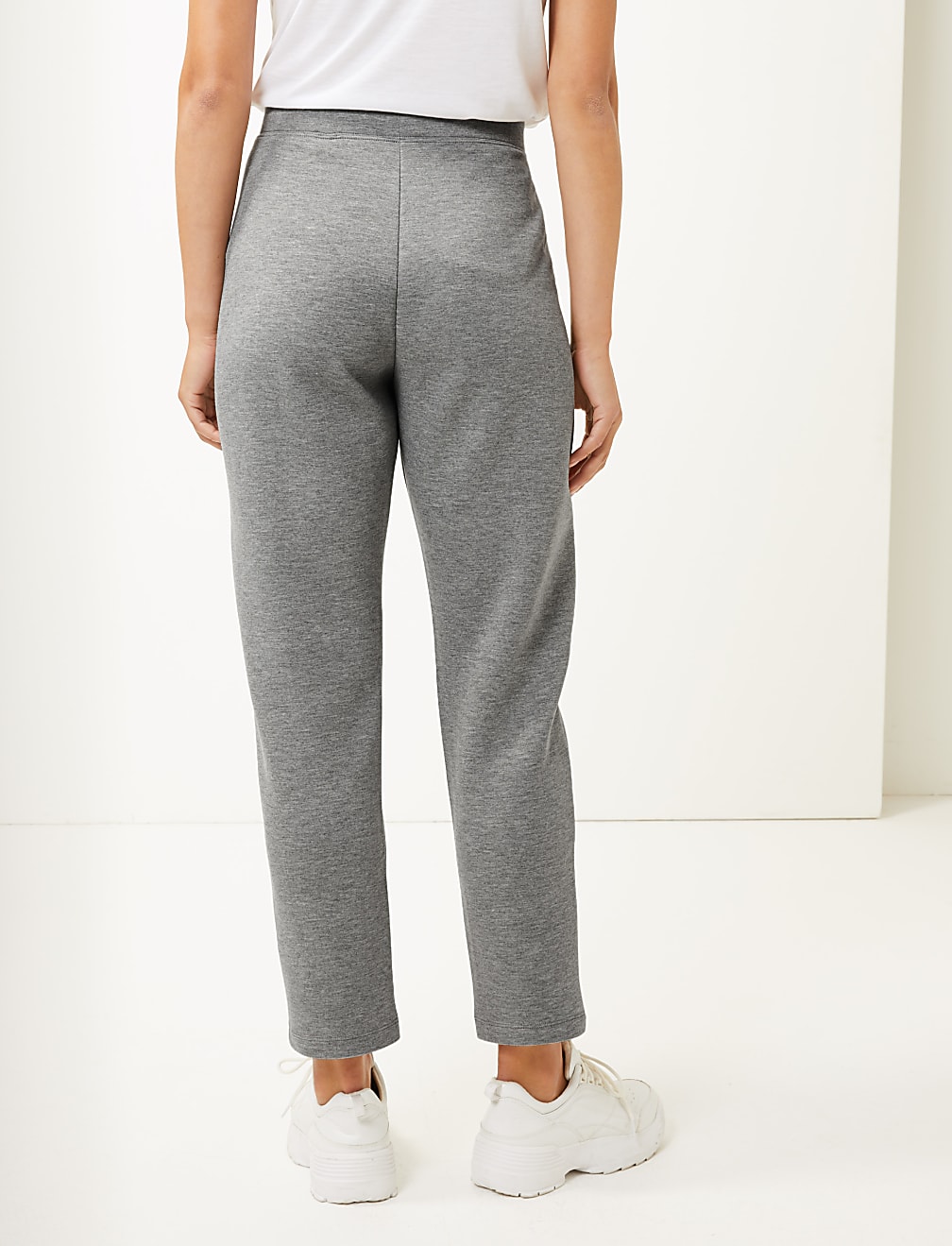 High Waist Ankle Grazer Joggers