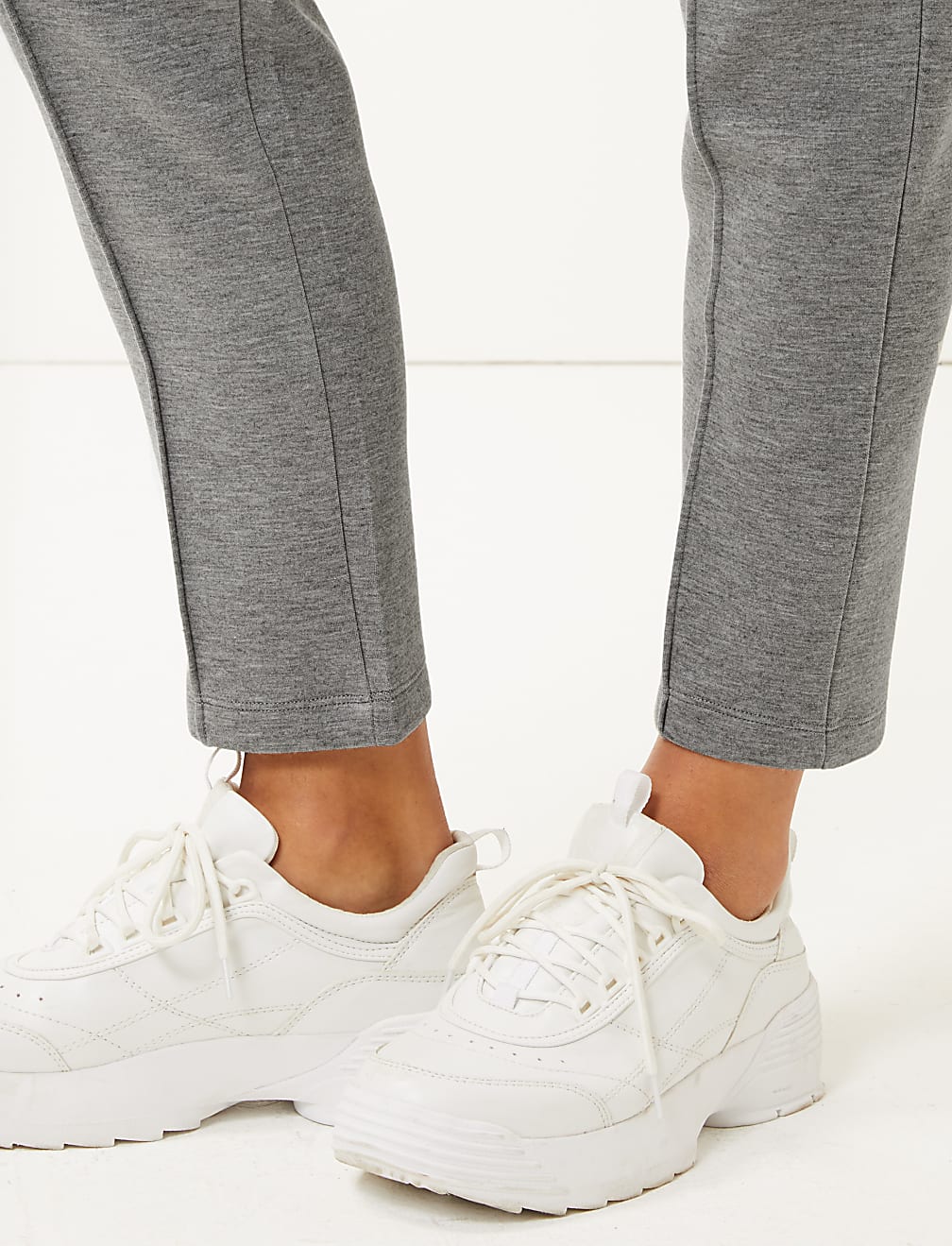 High Waist Ankle Grazer Joggers