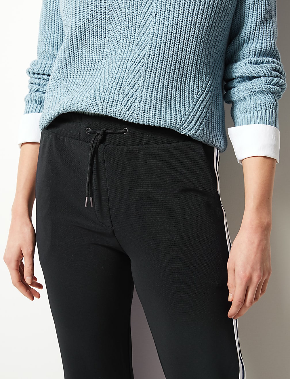 Straight Leg Ankle Grazer Joggers