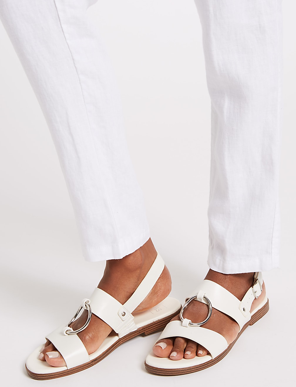 Pure Linen Peg Trousers