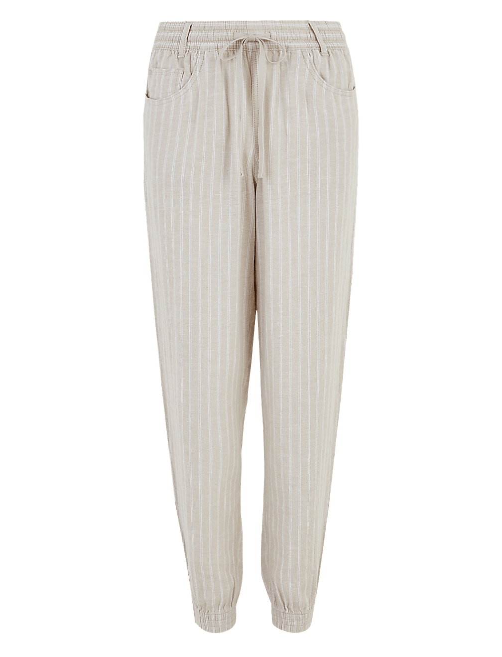 Linen Tapered Trousers