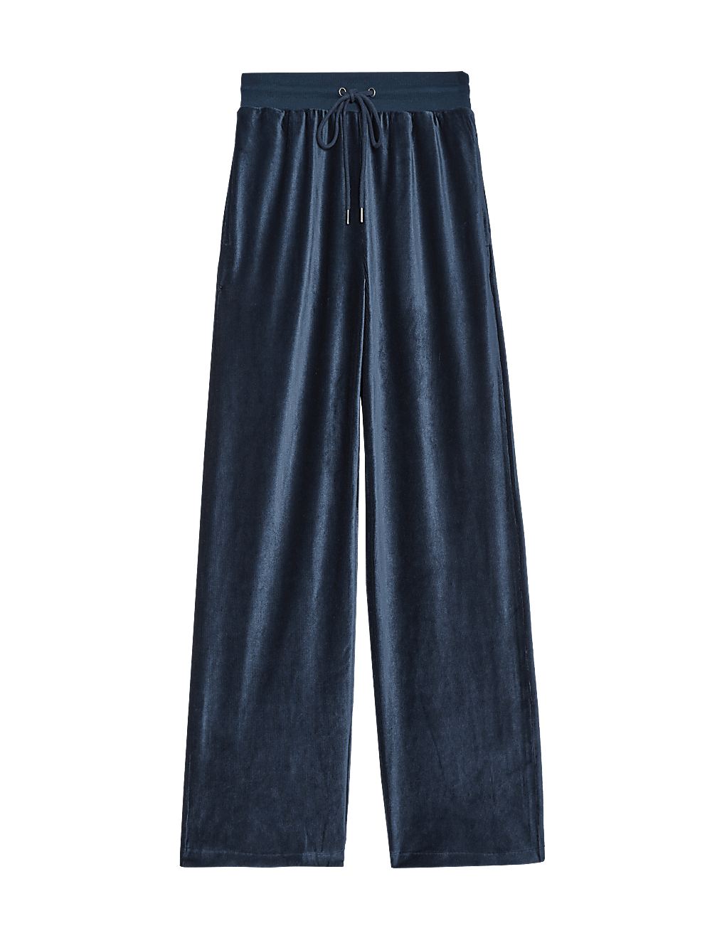 Velour Wide Leg Joggers