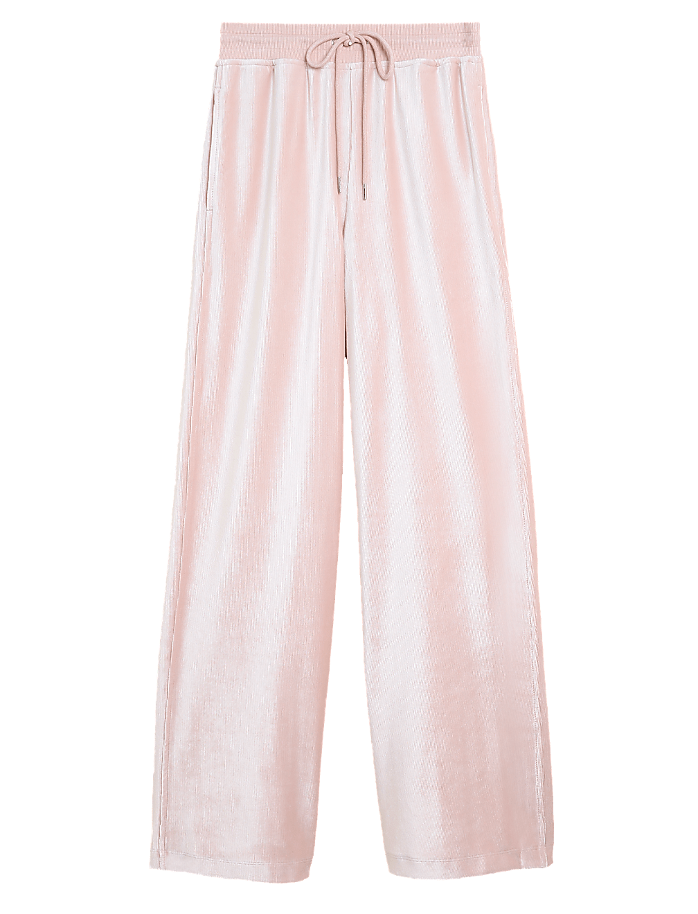 Velour Wide Leg Joggers
