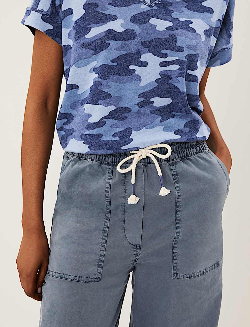 Cotton Rich Balloon Ankle Grazer Chinos