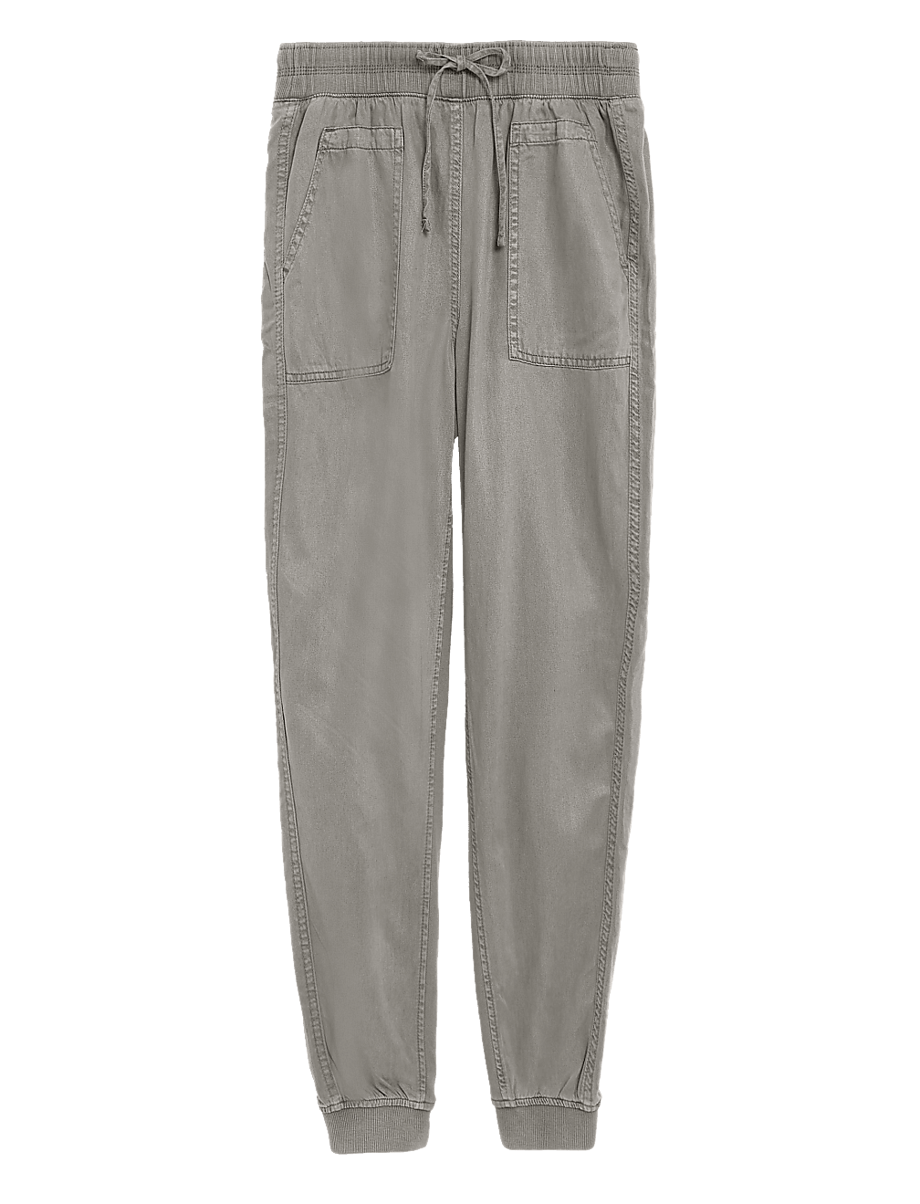 Tencel™ Blend Cuffed Ankle Grazer Joggers