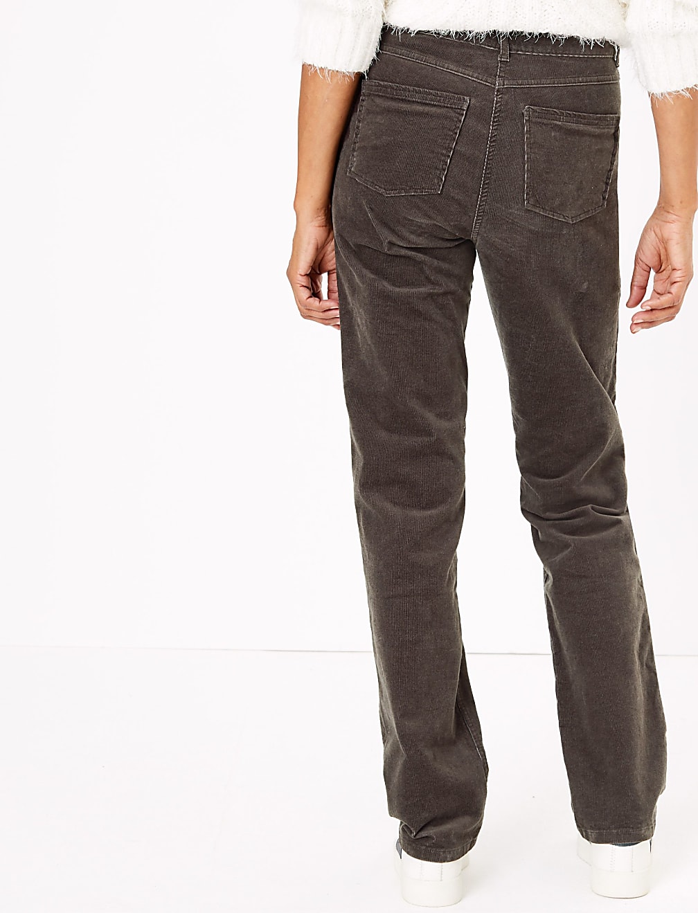 Corduroy Straight Leg Trousers