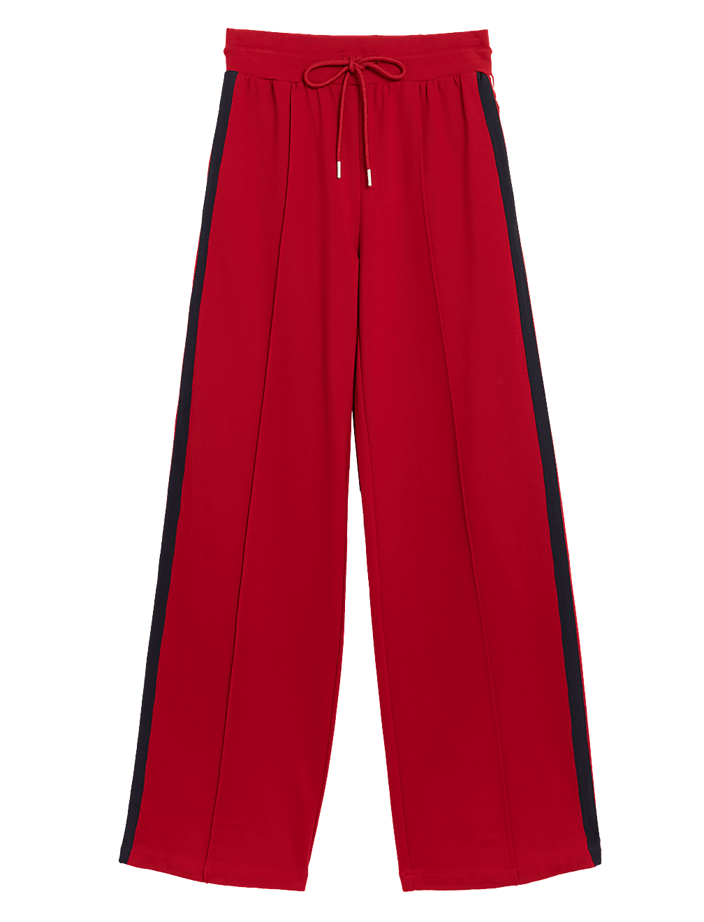 Side Stripe Wide Leg Trousers