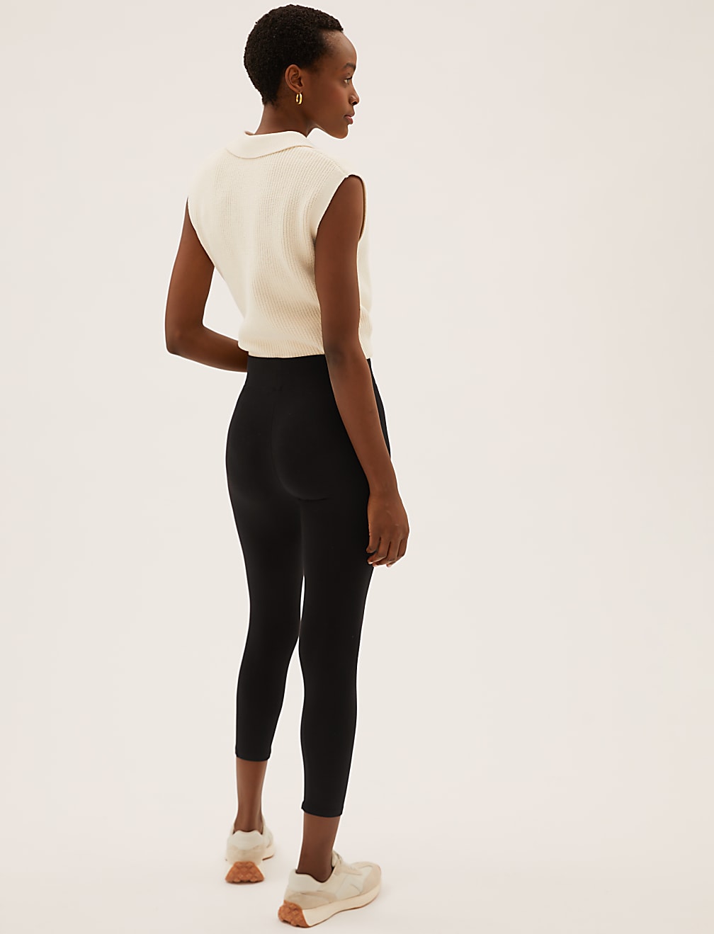 High Waisted Cropped Leggings