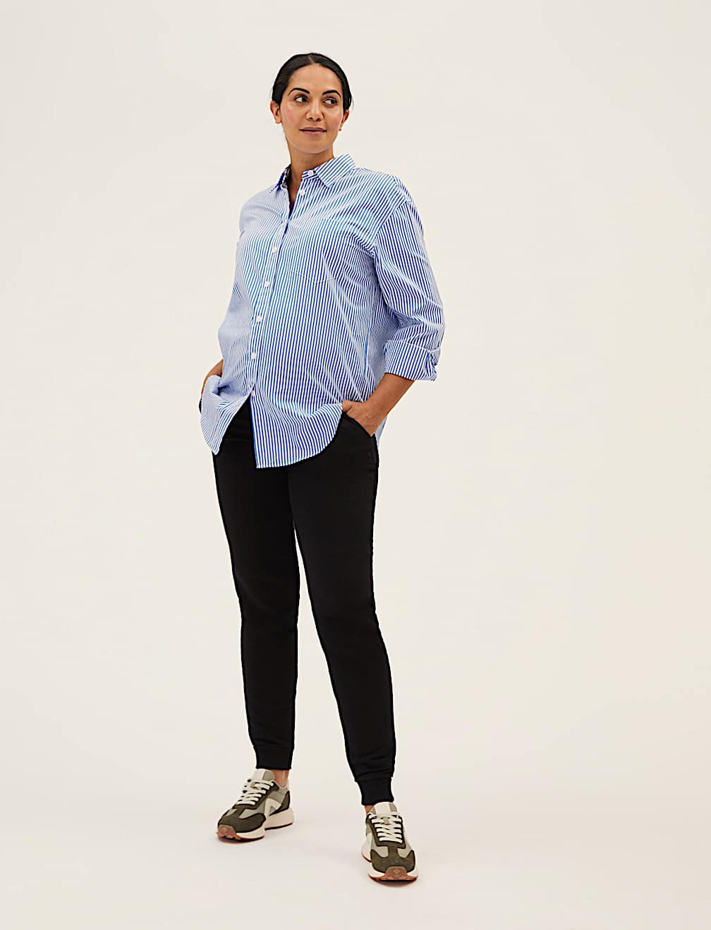 Maternity Cotton Rich Cuffed Joggers